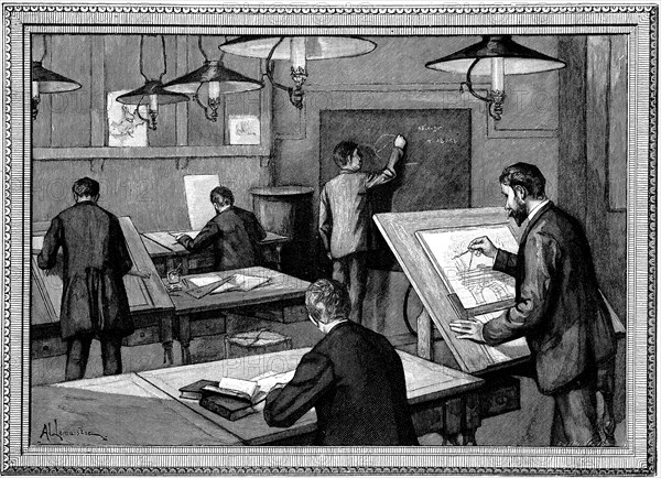 Ecole des Ponts-et-Chaussees, Paris, 1894. Artist: Unknown