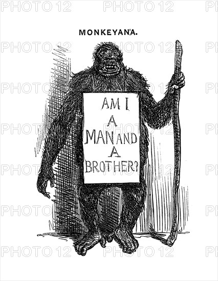 'Monkeyana: Am I a Man and a Brother?', 1861. Artist: Unknown