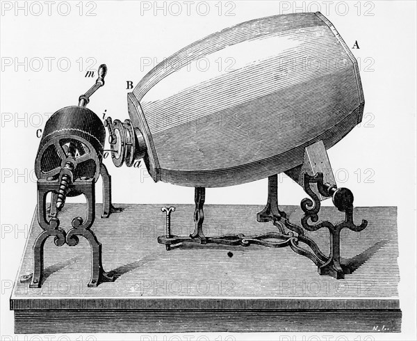 Mid-19th century Phonautograph, c.1906. Artist: Unknown