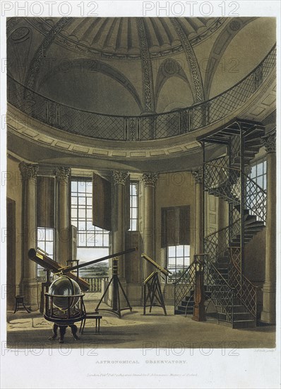 Astronomical Observatory, 1814. Artist: James Black