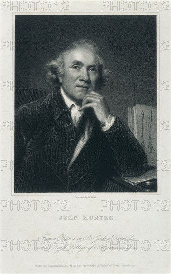 John Hunter, FRS, (c1850-c1870?). Artist: William Holl