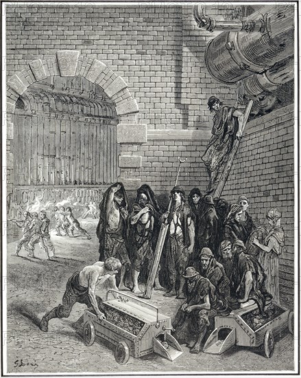 'Lambeth Gas Works', 1872. Artist: Gustave Doré