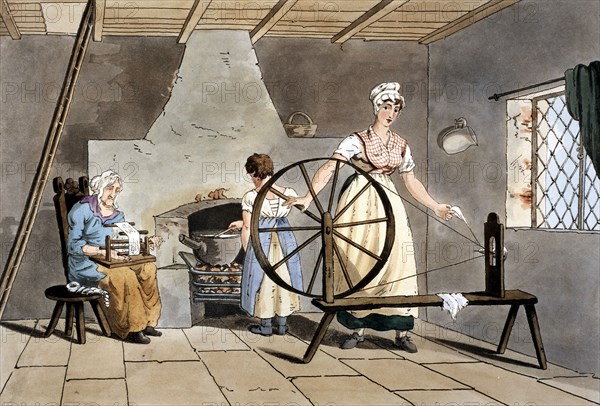 Three generations of women, 1814. Artist: Unknown