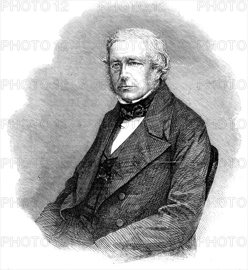 John Stevens Henslow, English botanist, geologist and clergyman, 1861. Artist: Anon