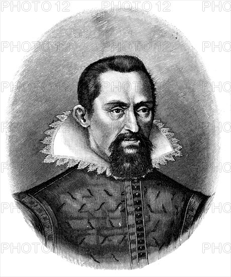 Johannes Kepler, German astronomer, early 17th century, (c1903). Artist: Unknown