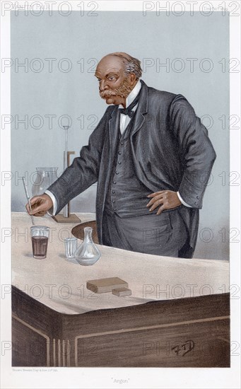 John William Strutt, 3rd Baron Rayleigh, British scientist, 1899. Artist: Unknown