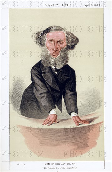 John Tyndall, Irish-born British physicist, 1872. Artist: Unknown