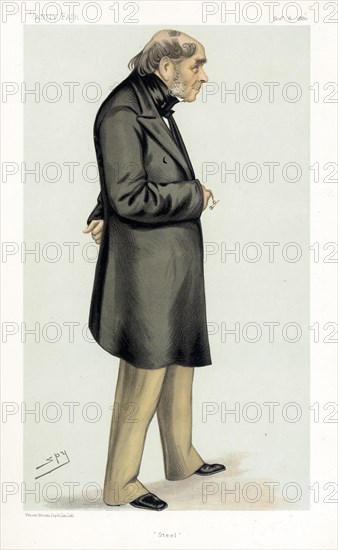 Henry Bessemer, British engineer, inventor and industrialist, 1880. Artist: Spy