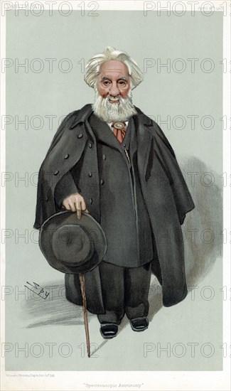 William Huggins, British astronomer and spectroscopist, 1903. Artist: Spy