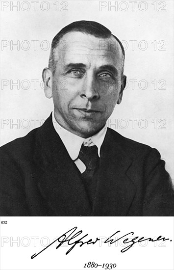 Alfred Lothar Wegener, German geophysicist and meteorologist. Artist: Unknown