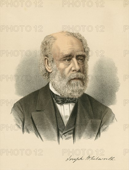 Joseph Whitworth, British engineer and inventor, c1880. Artist: Unknown