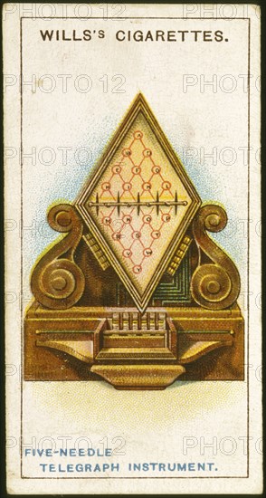 Cook and Wheatstone's 5-needle telegraph, 1837 (1915). Artist: Unknown