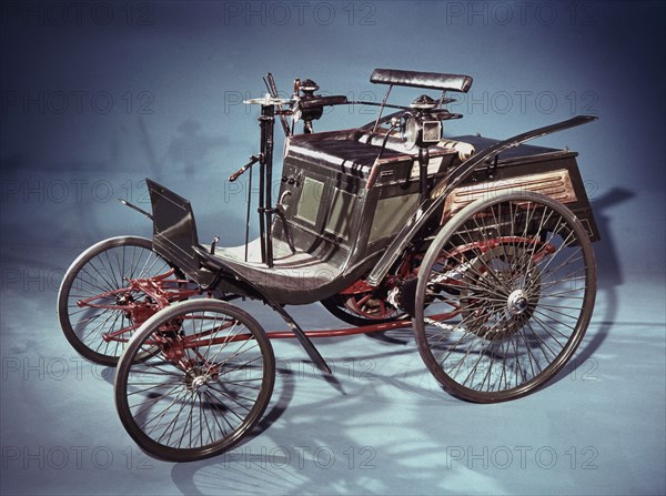 Rear-engined Benz Velo car, German, 1894. Artist: Unknown