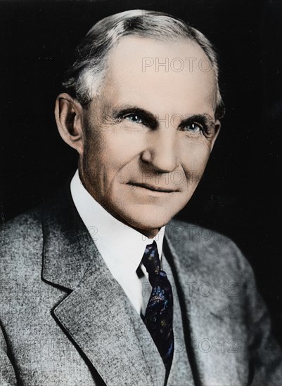 Henry Ford, American engineer and automobile manufacturer, c1910-c1930. Artist: Unknown