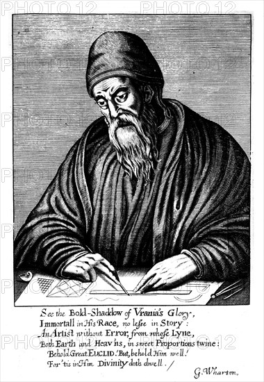 Euclid, Ancient Greek mathematician, 1661. Artist: Unknown