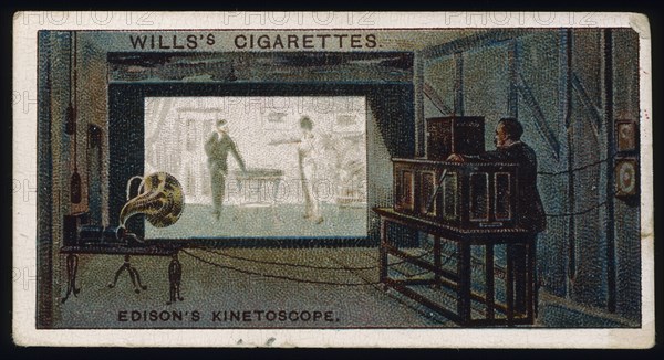 Thomas Alva Edison's kinetographic theatre, c1892. Artist: Unknown