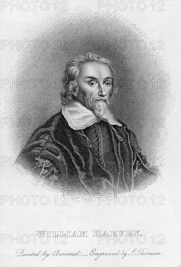 William Harvey (1578-1657) English physician, c17th century. Artist: Unknown