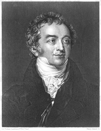 Thomas Young (1773-1829), physicist and Egyptologist, 19th century. Artist: Unknown