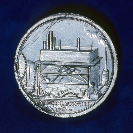 Reverse of commemorative medal for Joseph Priestley, English chemist, 1803. Artist: Unknown