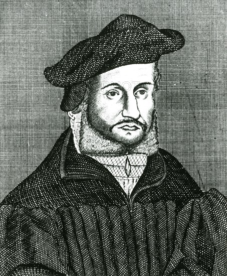 Andreas Osiander, 16th century German Lutheran theologian, 17th century. Artist: Unknown