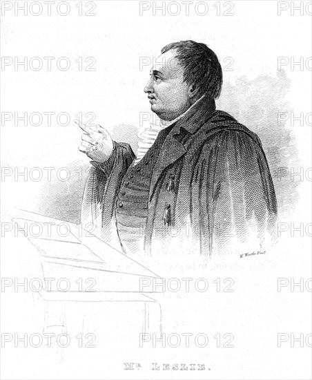 John Leslie (1766-1832), Scottish natural philosopher and physicist, lecturing, 19th century. Artist: Unknown