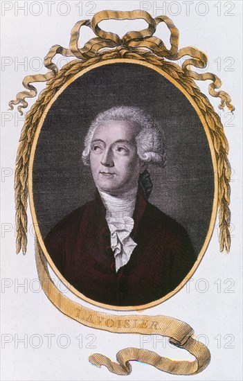 Antoine Laurent Lavoisier, 18th century French chemist, 1801. Artist: Unknown