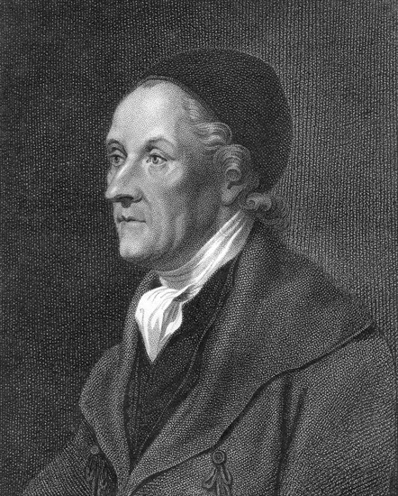 Johann Kaspar Lavater, Swiss physiognomist and theologian, early 19th century. Artist: Unknown