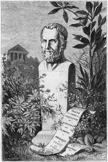 Theophrastus, Ancient Greek philosopher and scientist, 1866. Artist: Unknown