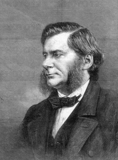 Thomas Henry Huxley, British biologist, 1871. Artist: Unknown