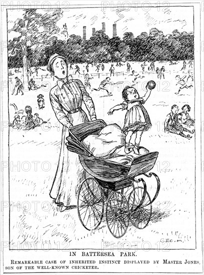 'In Battersea Park', 1911. Artist: Unknown