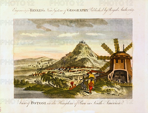 Mount Potosi, Bolivia, c1788.  Artist: Anon