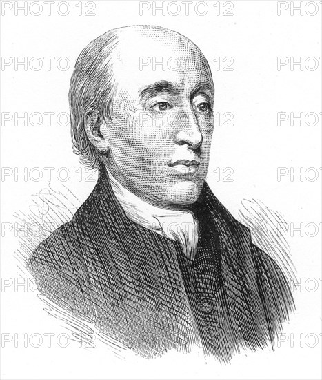 James Hutton, Scottish geologist, 18th century, (1875). Artist: Unknown