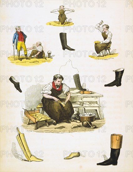 Shoemaker, c1845. Artist: Anon