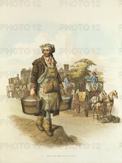 Water carrier, 1808. Artist: William Henry Pyne