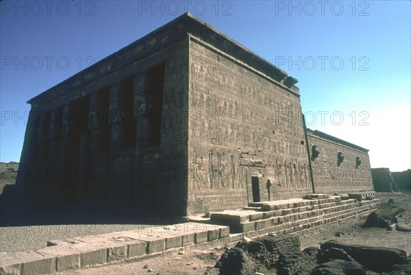 Temple of Hathor, Dendera, Egypt, late Ptolemaic and Roman Periods, c125 BC-c60 AD. Artist: Unknown