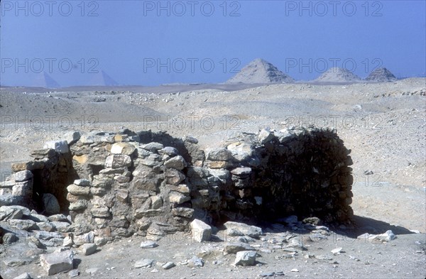 Small tomb near Step Pyramid, Saqqara, Egypt, c2600 BC. Artist: Imhotep