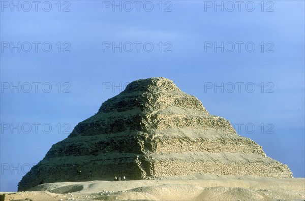 Step Pyramid of King Djoser (Zozer), Saqqara, Egypt, 3rd Dynasty, c2600 BC. Artist: Imhotep