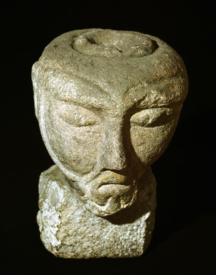 Maponus' Head, Celtic deity. Artist: Unknown
