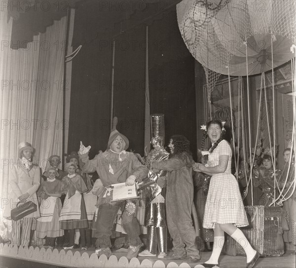 Scene from a Rowntree's employees' performance of The Wizard of Oz, 1966. Artist: Unknown