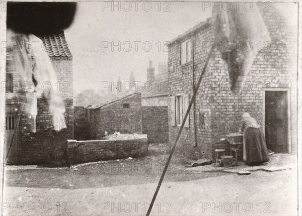 A York slum, Yorkshire, 1901. Artist: Unknown