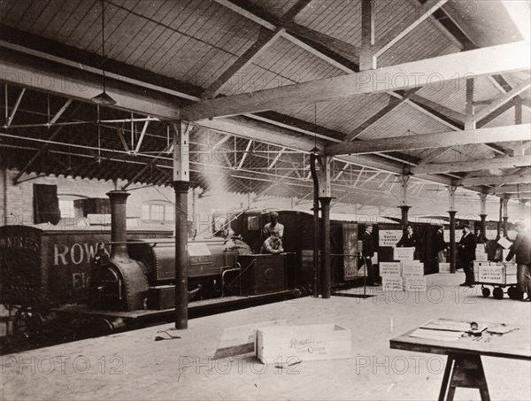 Steam train Newton  with crates of cocoa, York,  Yorkshire, 1901. Artist: Unknown