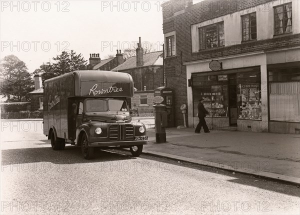 A Rowntree delivery lorry, 1955. Artist: Unknown
