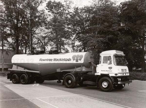 Rowntree Mackintosh liquid chocolate tanker, 1970. Artist: Unknown