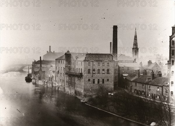 The Rowntree?s Cocoa Works Factory, Rowntree?s North Street factory, York, Yorkshire, 1890. Artist: Unknown