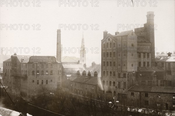 View of the Rowntree Cocoa Works, Tanner?s Moat, York, Yorkshire, 1891. Artist: Unknown