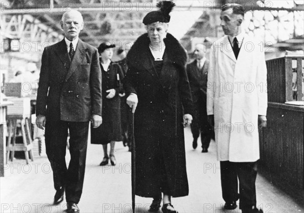 Visit of Queen Mary of Teck, York, Yorkshire, 1938. Artist: Unknown