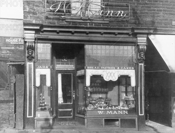 The site of the first Mackintosh shop in Kings Cross Street, Halifax, West Yorkshire, 1890. Artist: Unknown