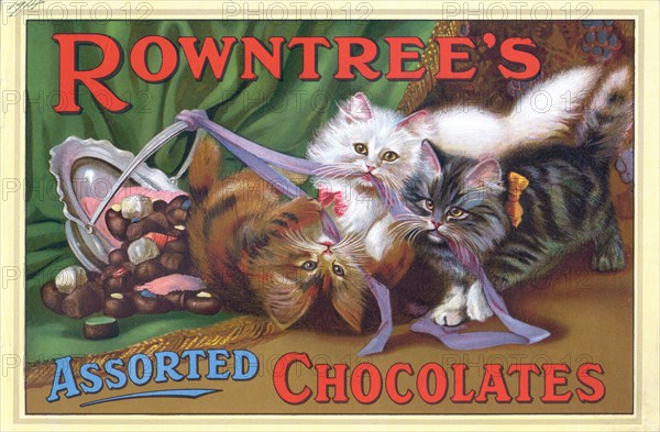 Box top for Rowntree's Assorted Chocolates, 1914. Artist: Unknown