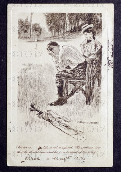 Autographed print, 1909. Artist: Unknown