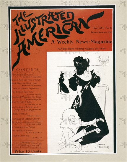 Cover of The Illustrated American, 1894. Artist: Aubrey Beardsley